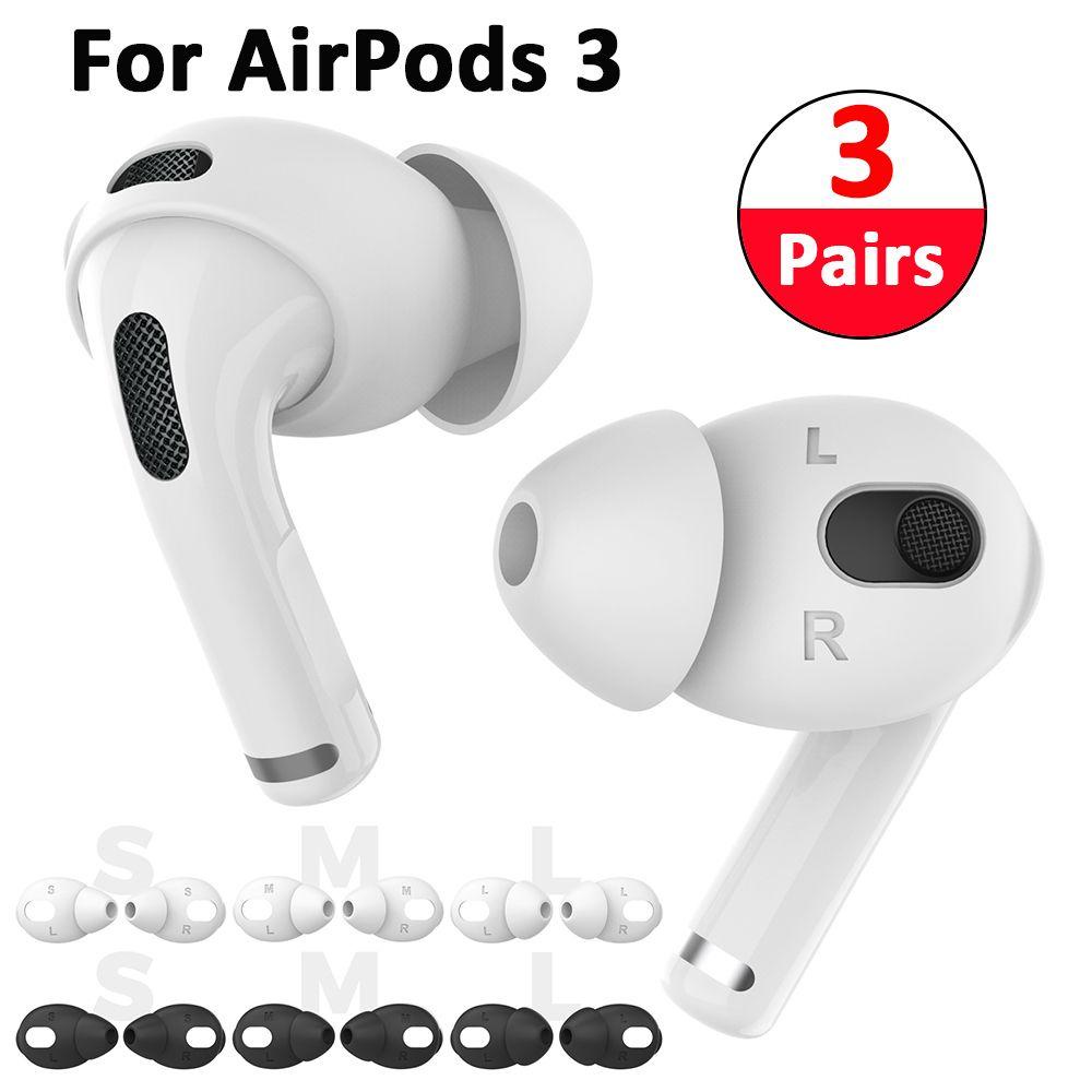 POPULAR Popular 3pasang Case Cover Eartips Pelindung Pengganti Anti Slip Untuk Airpods3