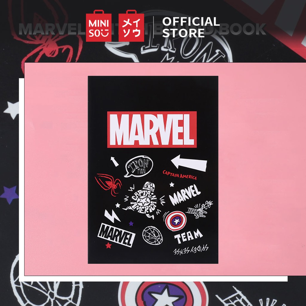 

Miniso Official Marvel Stitch Bound Book Ironman Spiderman Avengers