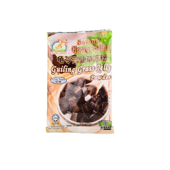 

Happy Gress Serbuk Cincau Pudding/ Guiling Grass Jelly 110g