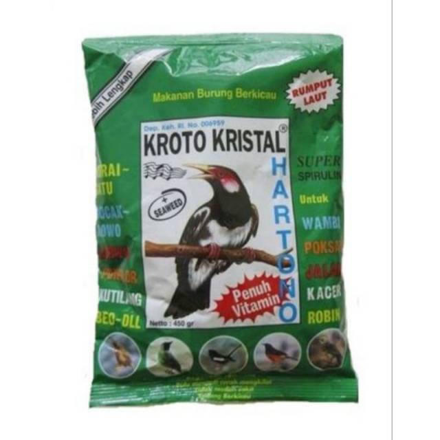 Kroto Kristal Hijau 450 gram