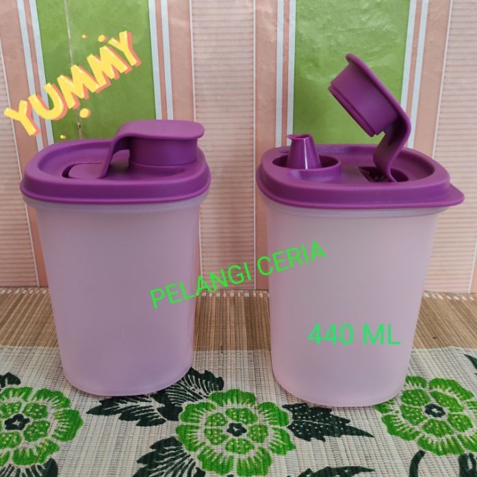 Botol kecap ezy pour / stor pour tupperware 440ml eceran 1 pcs