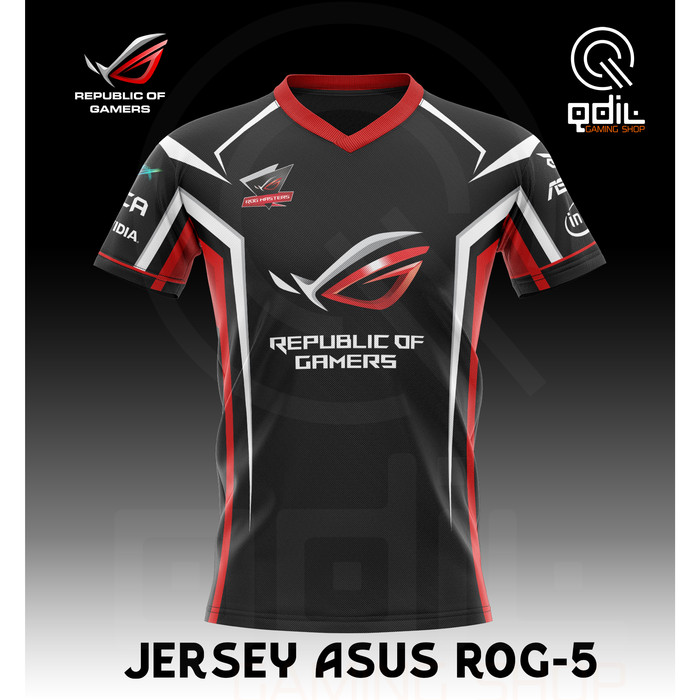 JERSEY KAOS BAJU GAMING ASUS ROG 5
