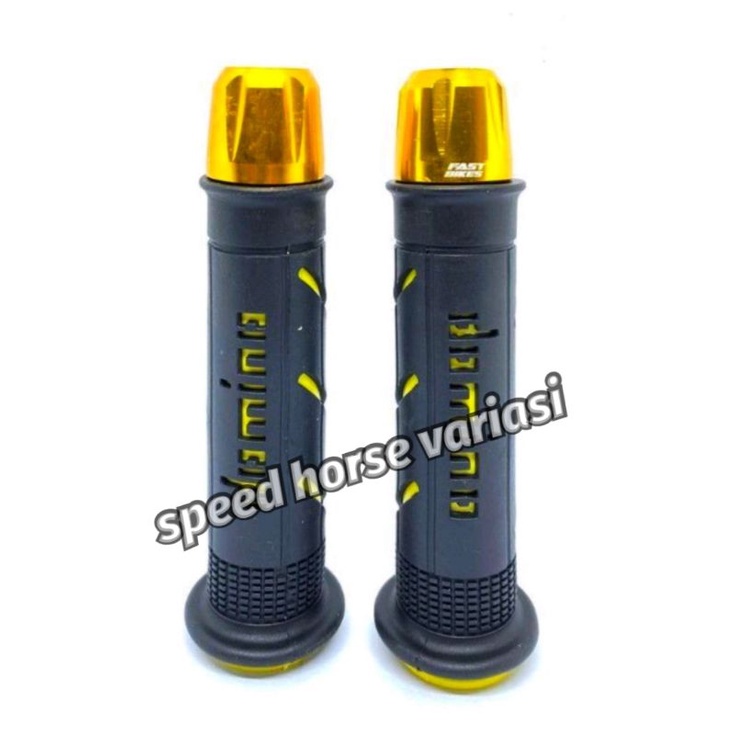 2 item Handgrip Domino sisik plus jalu stang full cnc Universal