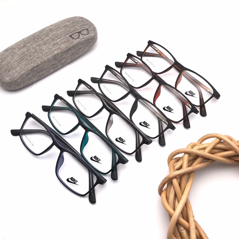 Frame/Kacamata Nike Unisex 3323 size 51.16.142 Paket Lensa photocromic,Radiasi blueray Free minus cy