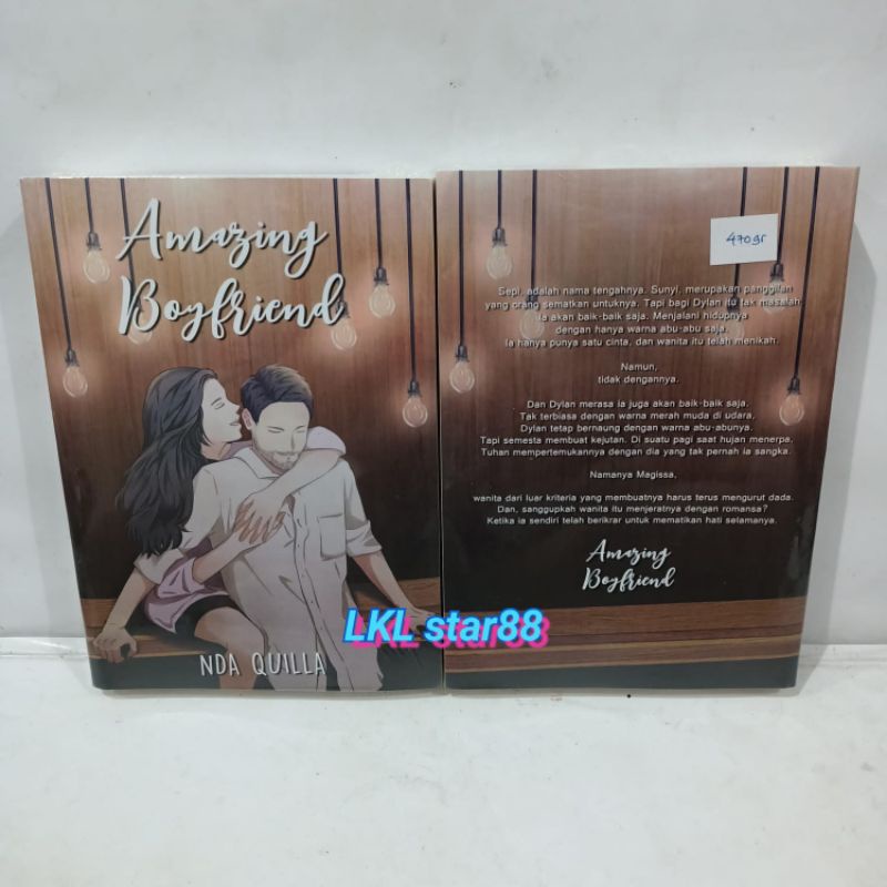 Buku Novel Amazing Boyfriend by Nda Quilla