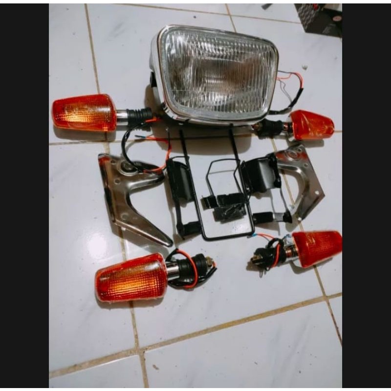 Lampu Oval Rx-King Plus Breket Plus Sen 4 Buah Kualitas Terbaik