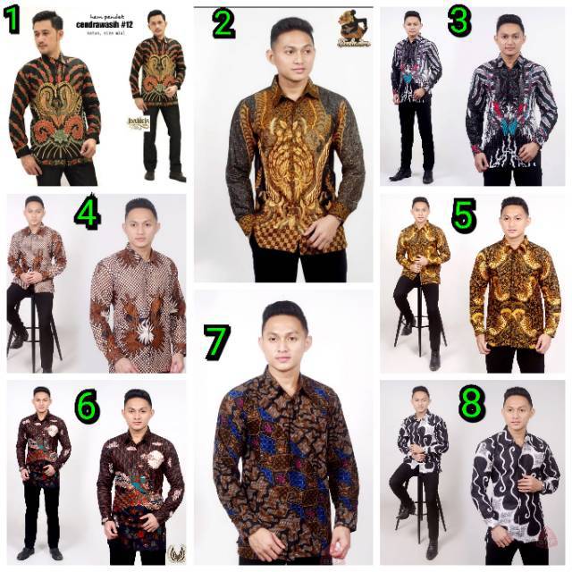 Kemeja hem batik pria terlaris