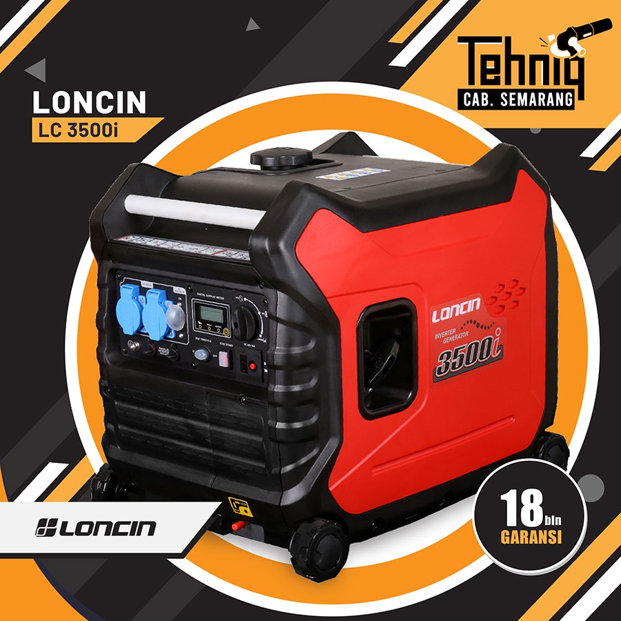 Mesin Genset Generator Bensin LONCIN LC 3500i Digital Inverter Series 3300 Watt