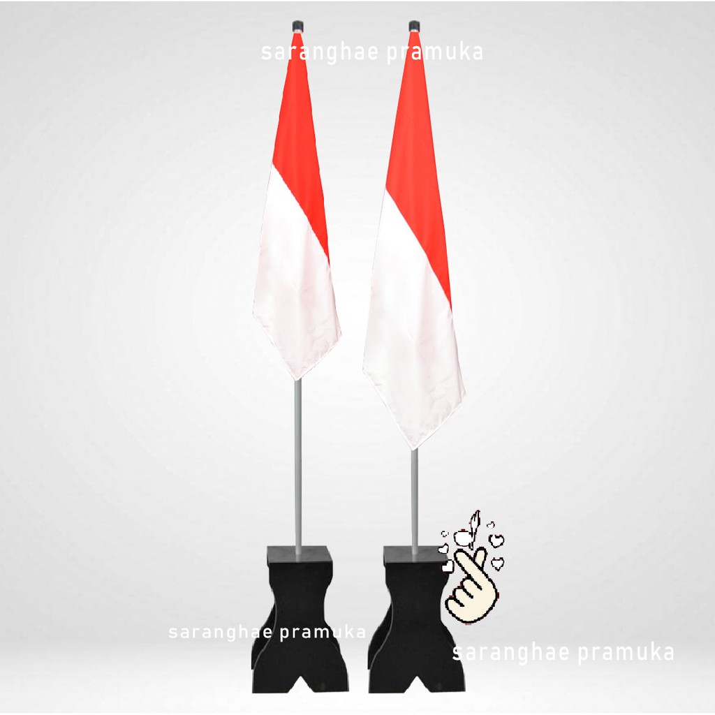 Bendera Merah Putih Indonesia Bahan Kain Jumping Bendera Rumah Sekolah