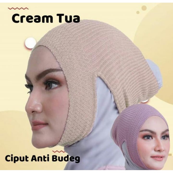 PROMO HARI INI!! - TERMURAH!! CIPUT RAJUT ANTI PUSING SALUR - DALAMAN RAJUT - BANDANA ANTI BUDEG - SELYN