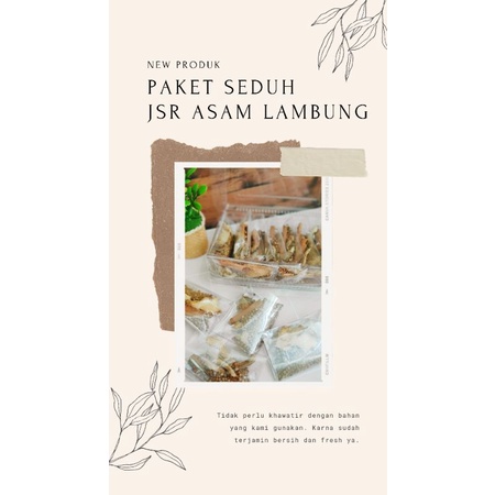 

NEW!! PAKET SEDUH JSR ASAM LAMBUNG/MURAH/PRAKTIS