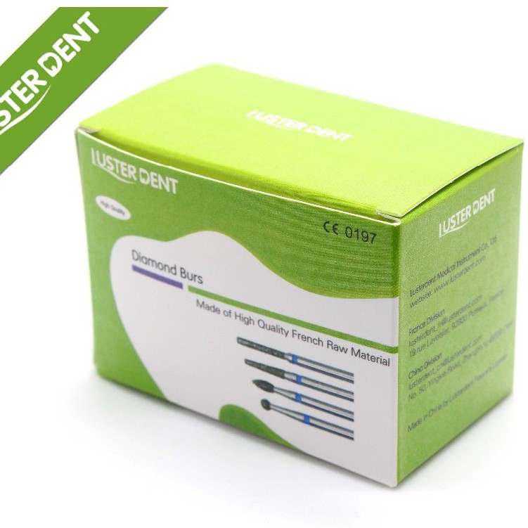 Bur Diamond / Diamond Burs Extra Fine KODE BR - EF / Dental Diamond Bur / DIAMOND BUR LUSTERDENT / B