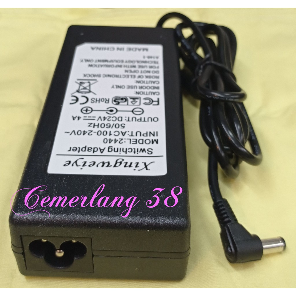 AC DC Charger 24V 4A Switching Adaptor Power Supply 24 V 4 A 96 W Adapter 24 volt 4 ampere 96 watt