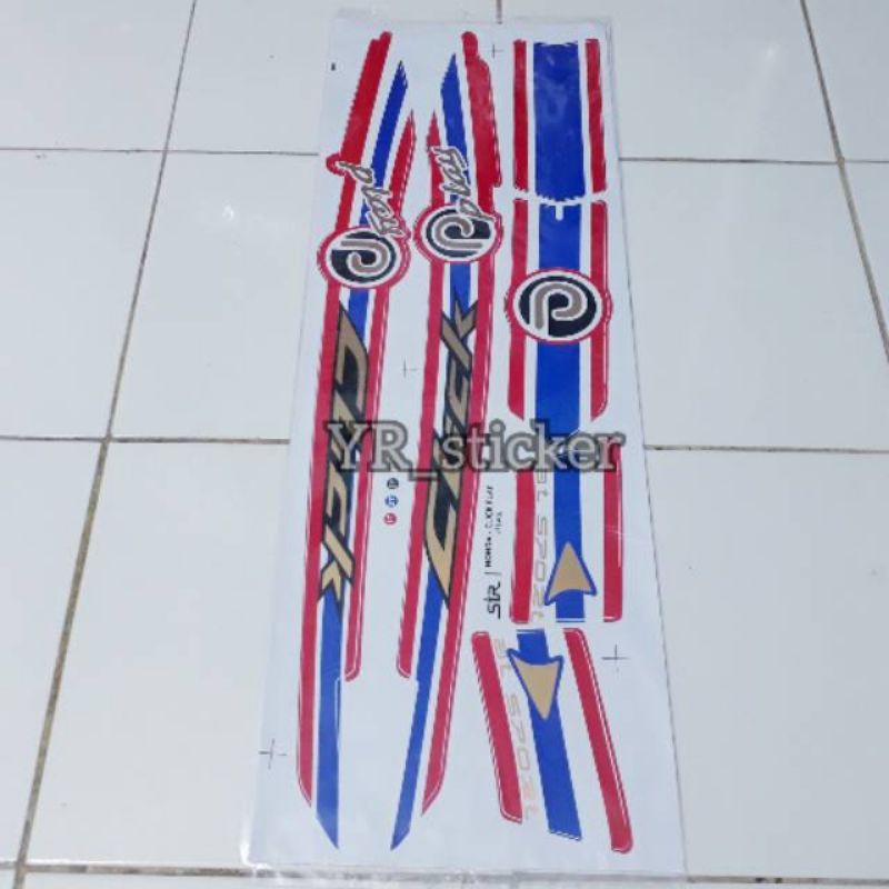 sticker lis striping variasi honda vario cw 110 karbu - vario 110 cw lama - click play biru merah