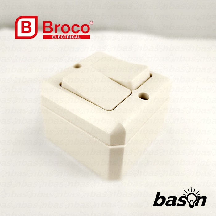 BROCO 16220 New Gee Double Switch Outbow - Saklar Seri