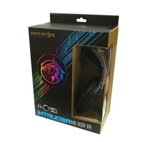 Imperion Intruder HS-G33-D2 RGB 7 Color - Professional Gaming Headset original Plush splitter