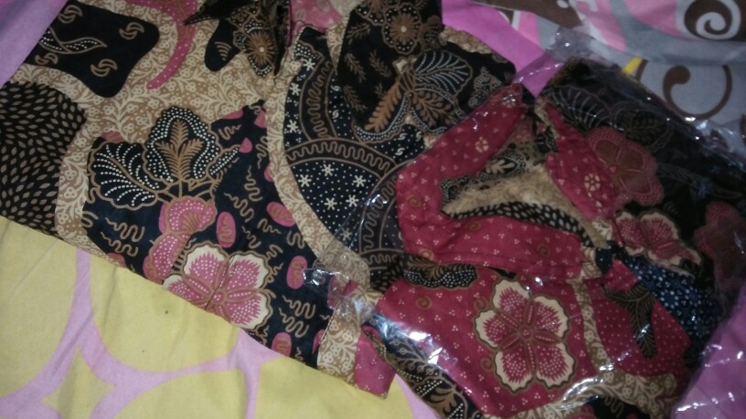 Batik Couple Maura Sania Ruffle Ori Ndoro Jowi Dnt Size M L Xl Jumbo