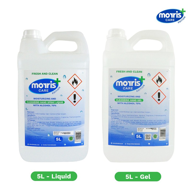 Morris Hand Sanitizer Jerigen 5 liter