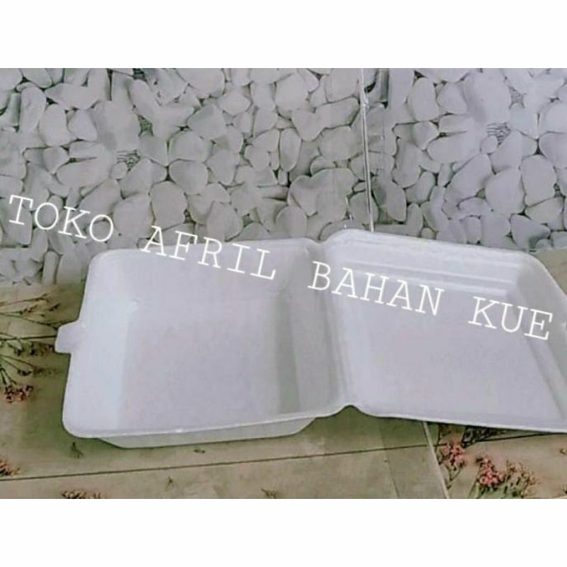 sterofoam lunch box Styrofoam nasi strofoam besek sterofoam nasi