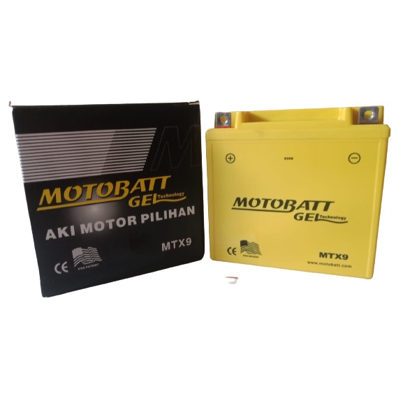 aki motor vespa excel motobatt mtx9 accu gel original