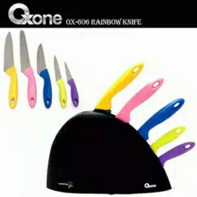 OXONE Pisau Set 5Set Knife Rainbow OX606