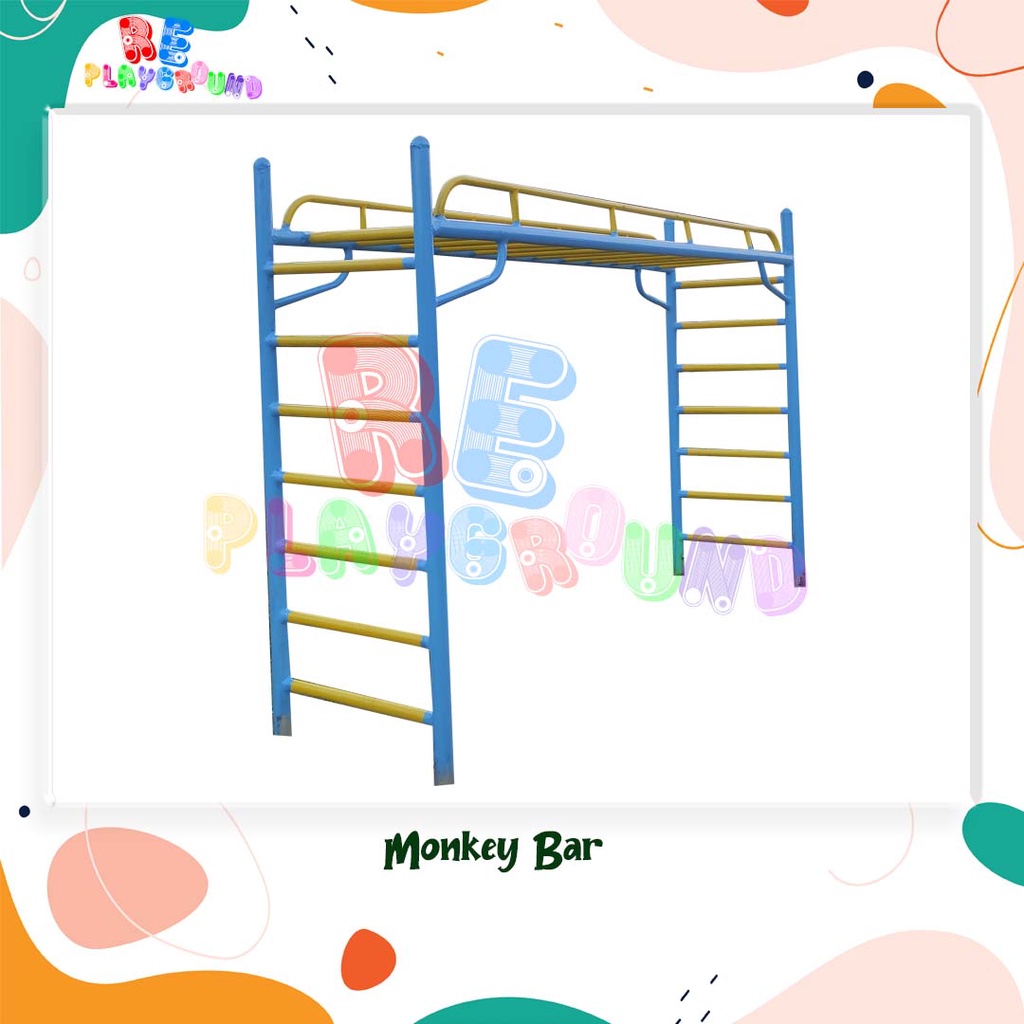 MAINAN ANAK MONKEY BAR / PLAYGROUND BESI GALVANIS