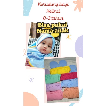 KERUDUNG BAYI / JILBAB BAYI / KERUDUNG ANAK / JILBAB ANAK / JILBAB / KERUDUNG