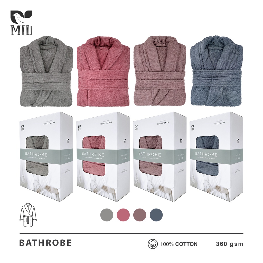 Bathrobe Handuk Kimono Morning Whistle by Terry Palmer Handuk Kimono 96 x 55 cm