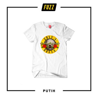 KAOS BAND GUNS N ROSES BAJU  DISTRO MUSIK LOGO  GNR ROCK 