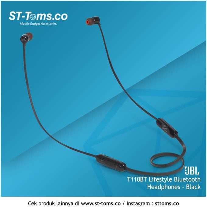 JBL T110BT Headphone Dalam-Telinga Bluetooth Abu-abu