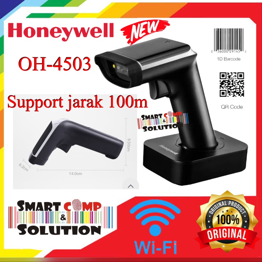 Barcode Scanner Wireless 2d Honeywell OH-4503 / OH4503 / OH 4503