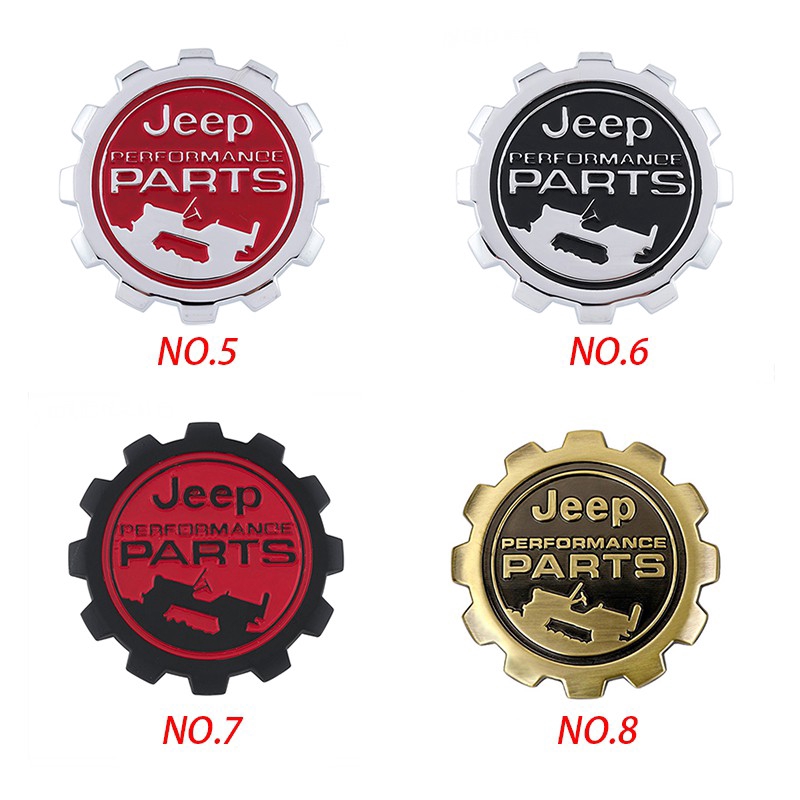 Night knight Stiker Decal Mobil Motif Tulisan Jeep 1941 5 Star Bahan Metal Warna Hitam