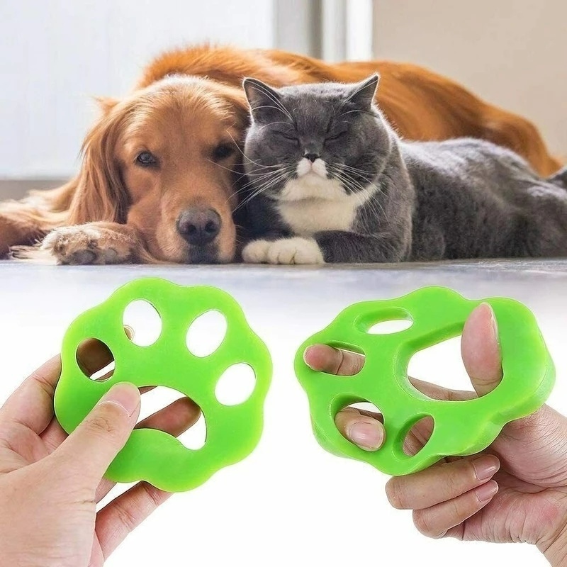 1pc Sikat Pembersih Bulu Anjing / Kucing Multifungsi Bahan Silikon Reusable Untuk Mesin Cuci