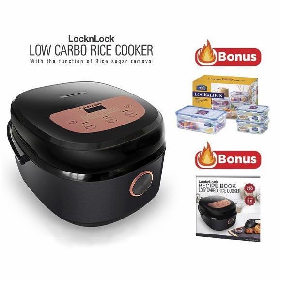 Lock&Lock & Lock n LocknLock Low Carbo Rice Cooker Magic Com Nasi