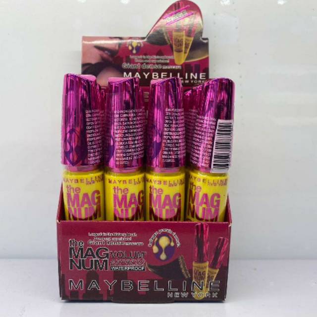 Maskara maybelline barbie kuning tutup pink