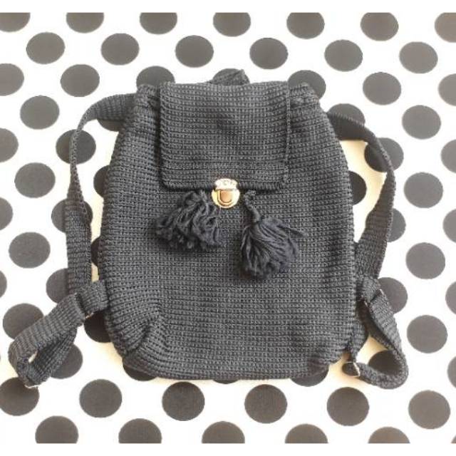 Tas Rajut Ransel dan Selempang handmade Murah cantik Tas Rajut Ransel dan Selempang handmade Murah cantik