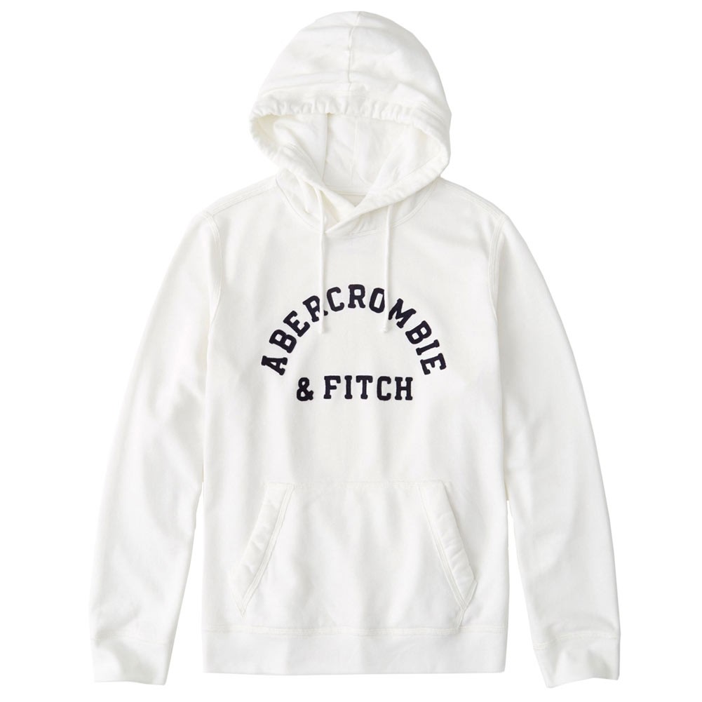 abercrombie white hoodie