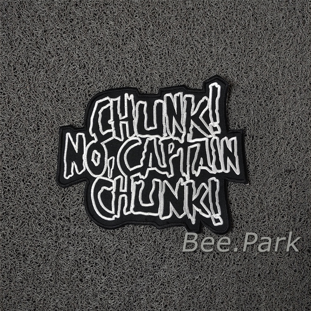 Emblem Patch Bordir chunk no captain chunk satu set