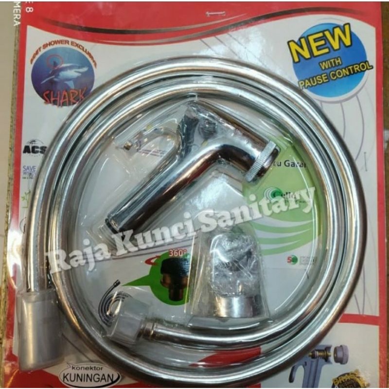 Jet Shower Cello White/Putih/Chrome/Jet Shower Kloset/Jet Shower Kamar Mandi Kuningan