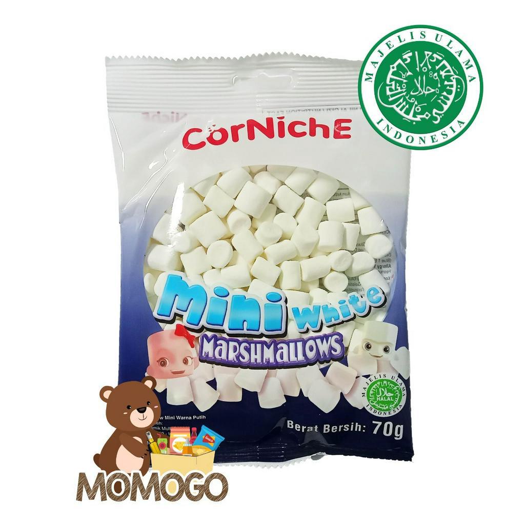 

CORNICHE MINI WHITE MARSHMALLOW 70GR