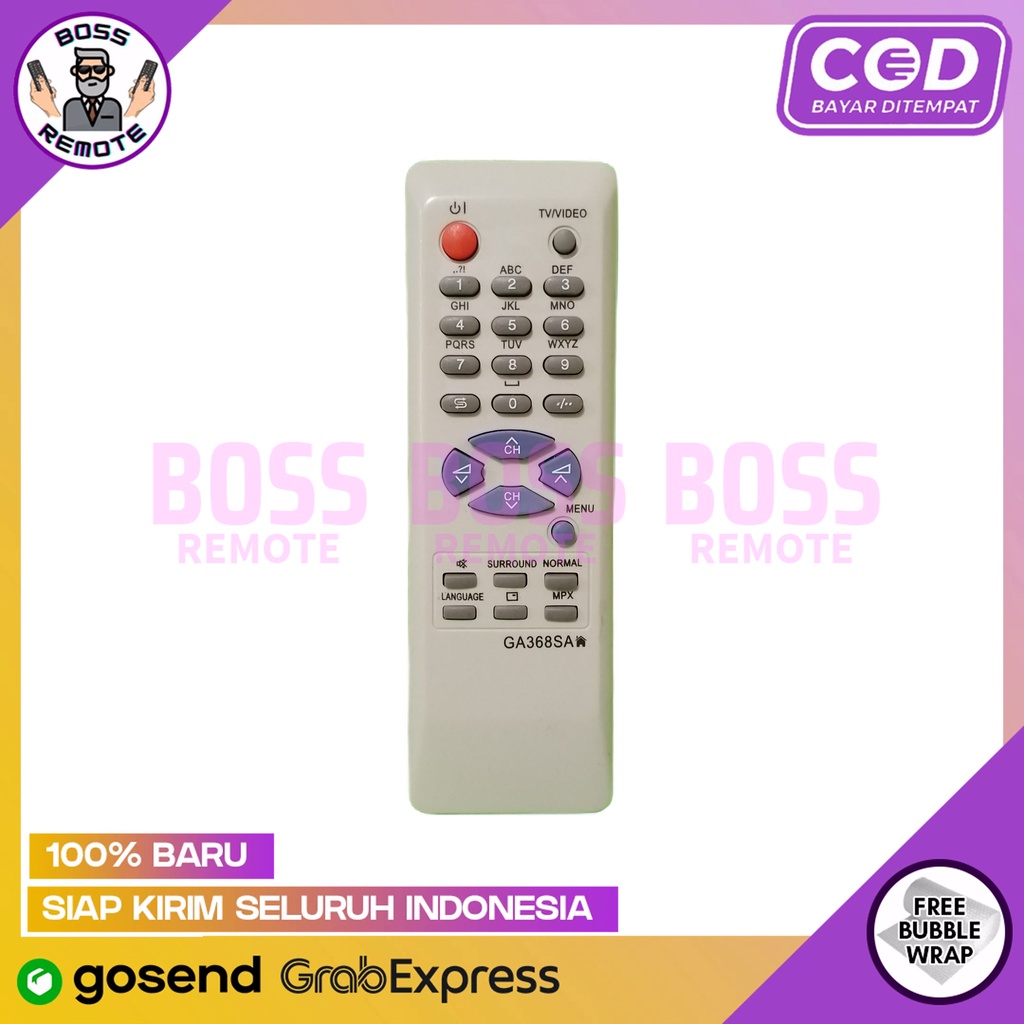 REMOTE TV TABUNG SHARP GA368SA 368 ALEXANDER