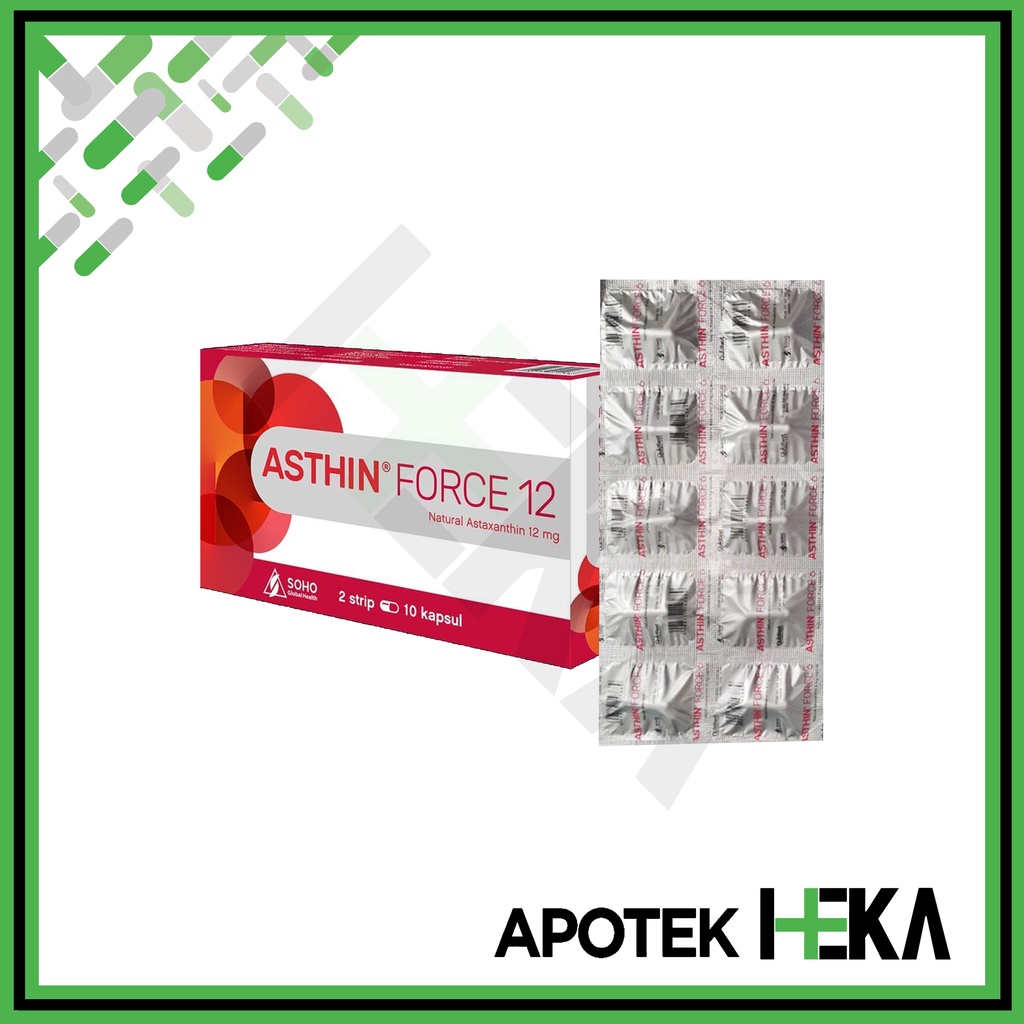 Asthin Force 12 Kapsul Box isi 2x10 Tablet - Antioksidan Radikal Bebas (SEMARANG)