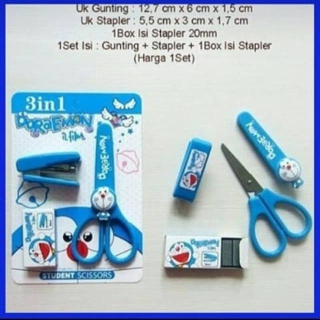 

Gunting set karakter 3in1