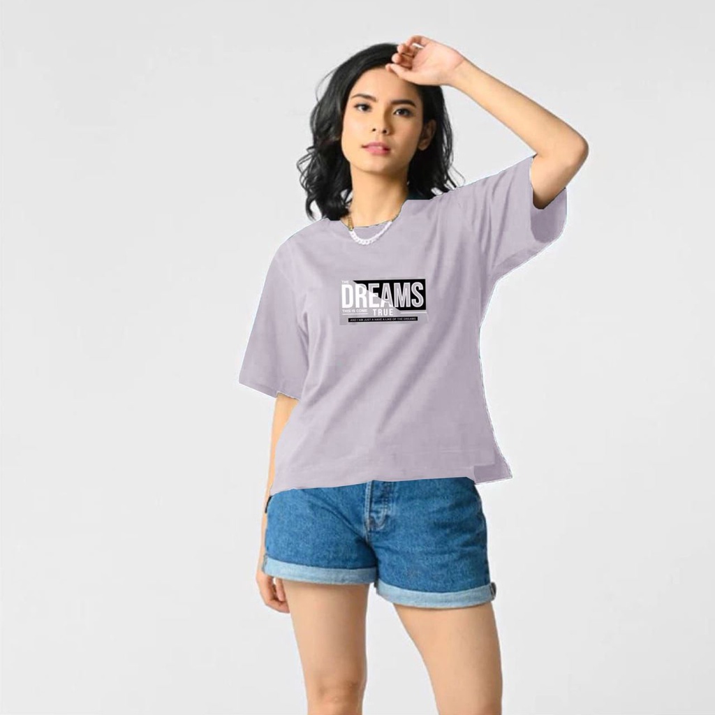 KAOS WANITA OVERSIZE JUMBO