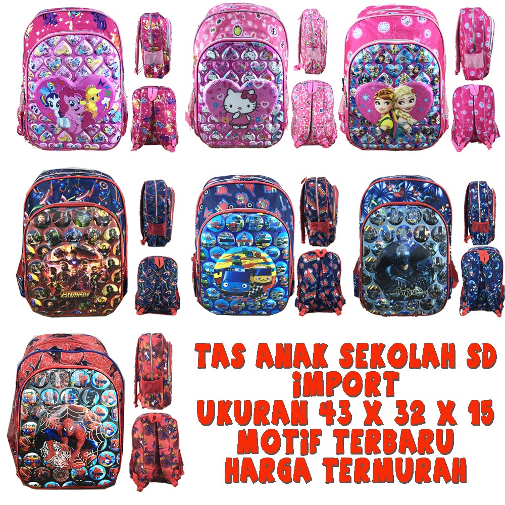 PROMO TERMURAH FREE ONGKIR Tas Ransel IMPORT SD LOVE