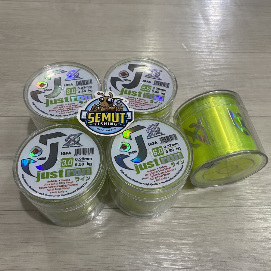 SENAR AXZ JUSTRON 500M - LIME