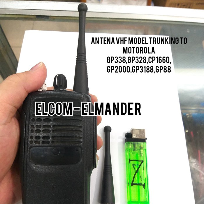 ANTENA HT MOTOROLA VHF PENDEK GP 338 GP 328 GP 2000 GP 3188 CP 1660