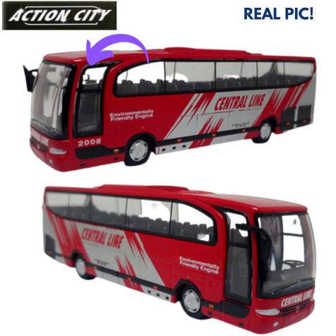 best seller] Action City Realtoy Bis 1:87 Coach Bus Central Line Loose diecast Mobi