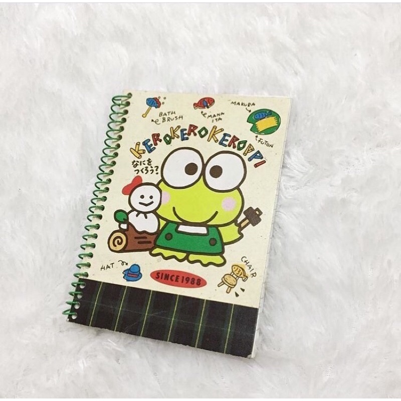 

Original Sanrio Kero Keroppi Booklet Notebook Buku Notes Keropi Kodok Katak Frog