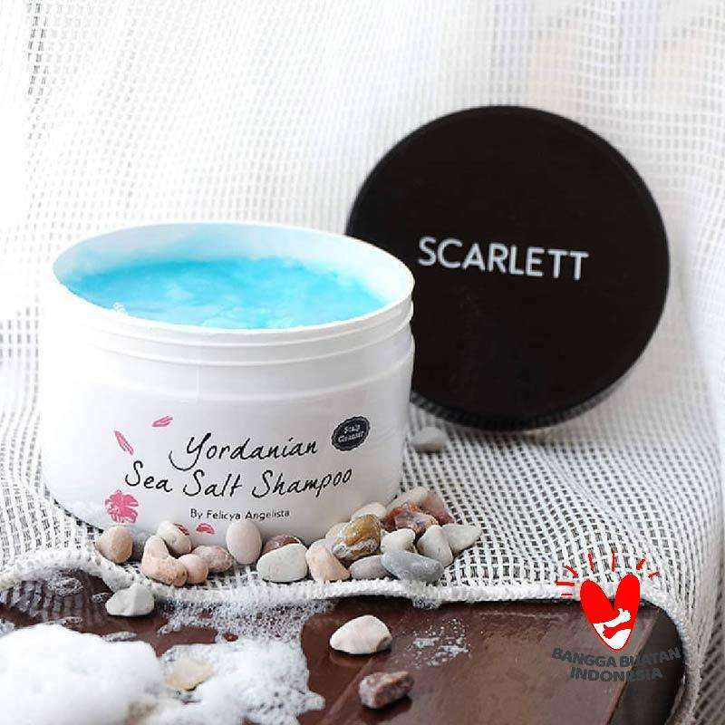 Paket 2 in 1 Hair Care Scarlett Whitening Yodanian Sea Salt Shampoo + Yordanian Sea Salt Fragrance Conditioner Rumah Cantik 354 Perawatan Intensif Pada Rambut